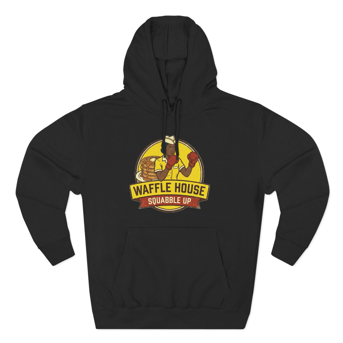 Waffle House 'Squabble Up' Graphic Hoodie – Retro Diner Logo