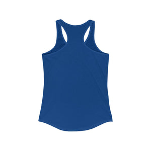 Flaming Mansion Racerback Tank, Graphic Tank Top, Comfortable Summer Apparel, Casual Tee for Women, Unique Gift, Vintage Style